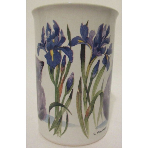 Valerie Pfeiffer Coffee Mug Cats Capilano Kittens Garden Canadian Design Tea - Picture 3 of 10